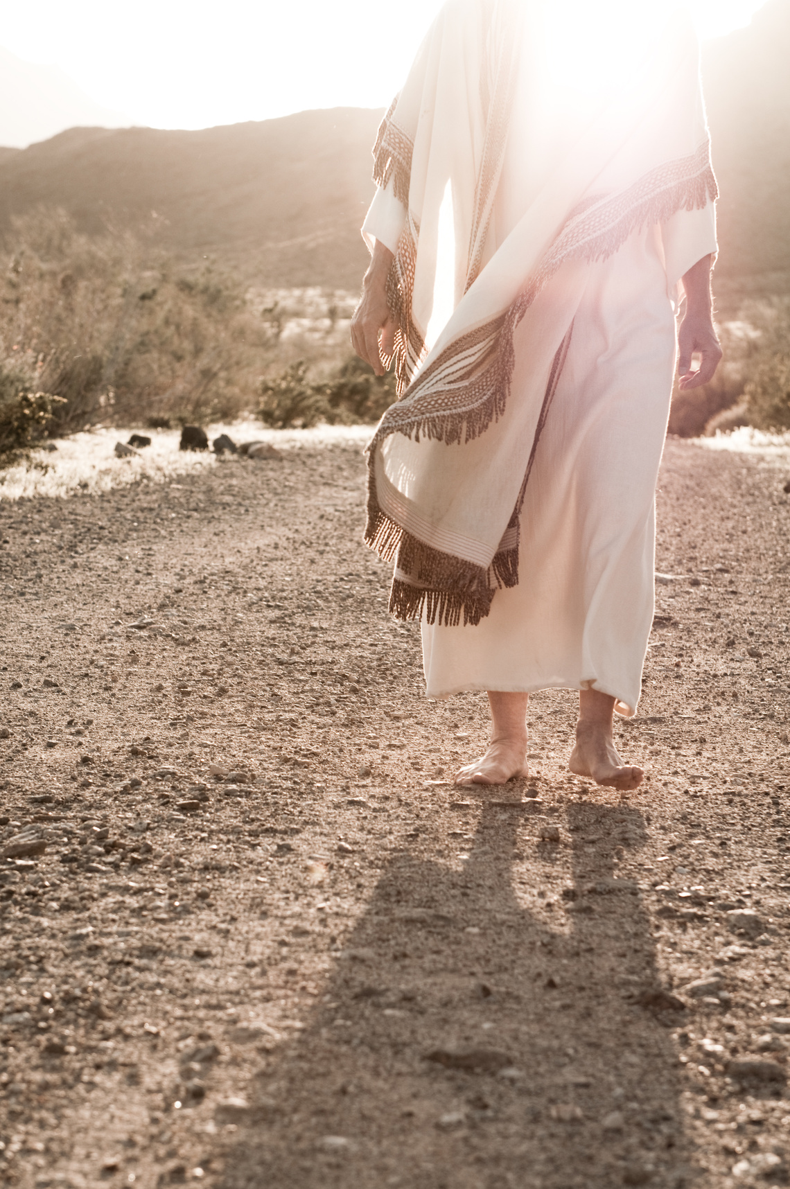 Jesus Walking Towards
